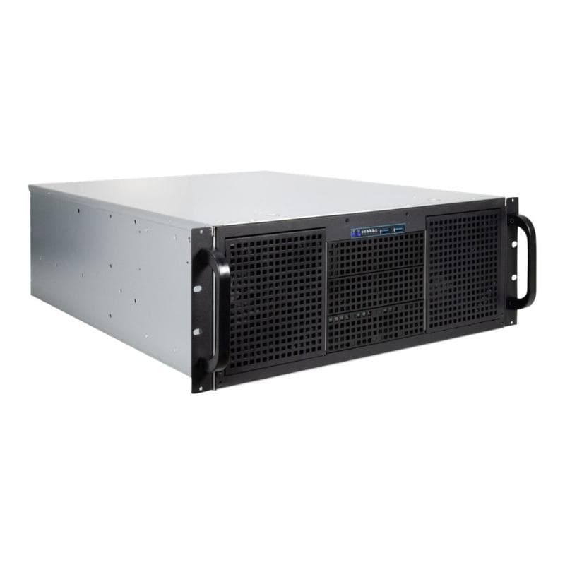 INTERTECH IPC 4U-40255 48,26cm 19Zoll 4HE IPC-Gehaeuse 3x 5,25Zoll 13,34 cm ext. 11x 3,5Z