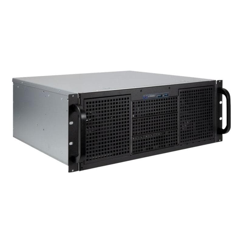 INTERTECH IPC 4U-40240 48,26cm 19Zoll 4HE IPC-Gehaeuse 3x 5,25Zoll 13,34cm ext. 11x 3,5Zo