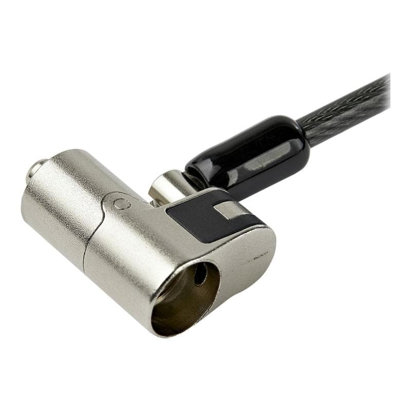 STARTECH.COM Laptopschloss mit Schlüssel und 2m Kabel - K-Slot Nano Wedge Slot - Push-to-Lock Taste