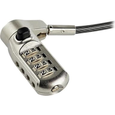 STARTECH.COM Laptopschloss mit 2m Kabel - Für K-Slot Nano Wedge Slot - Stahlkabel - Kabelschloss - 4