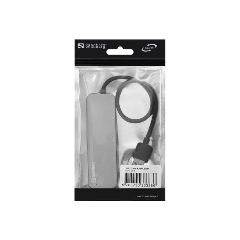 SANDBERG USB 3.0 Hub 4 ports SAVER