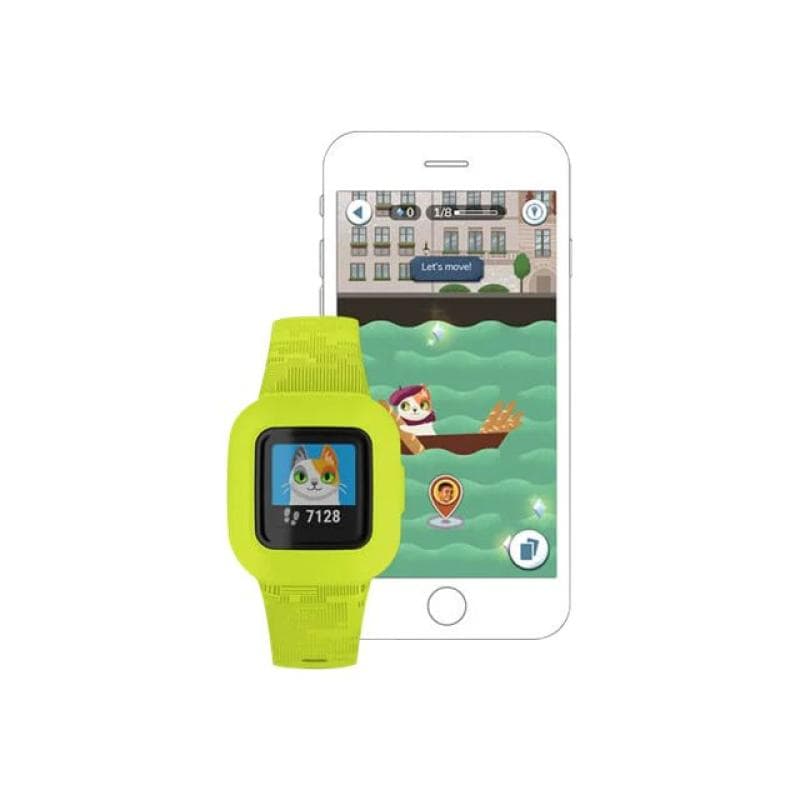 GARMIN Vivofit JR. 3 Digicamo neongruen/schwarz graviert
