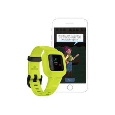 GARMIN Vivofit JR. 3 Digicamo neongruen/schwarz graviert