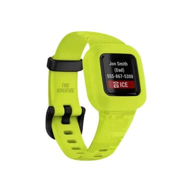 GARMIN Vivofit JR. 3 Digicamo neongruen/schwarz graviert