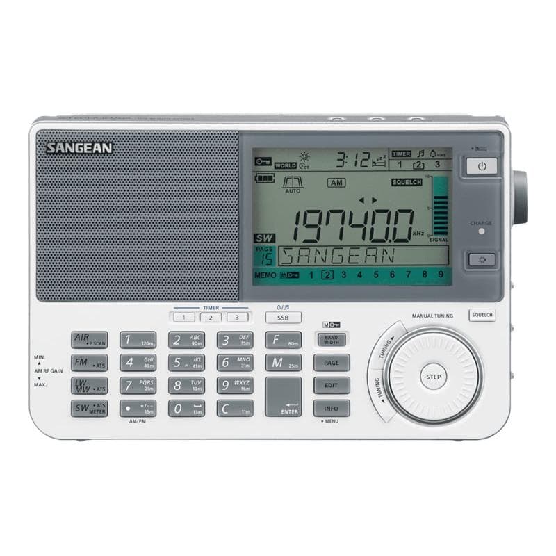 SANGEAN ATS-909X2 Weltempfänger UKW, LW, MW AUX, LW, MW, UKW Weckfunktion