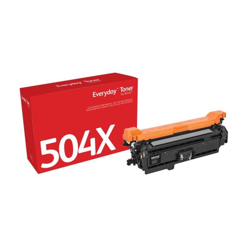 XEROX Everyday - Toner High Yield Schwarz - ersetzt HP 504X für HP Color LaserJet CP3525, CM3530