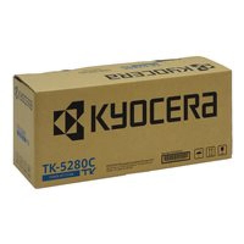 KYOCERA Toner TK-5280C Toner-Kit Cyan (1T02TWCNL0) (TK-5280C)
