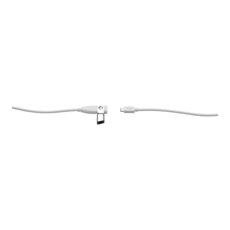 LOGITECH RALLY MIC POD EXTENSION CABLE WHITE - WW