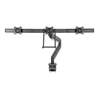 INLINE Tischhalterung mit Lifter und USB 3.0, beweglich, für 3 Monitore bis 69cm