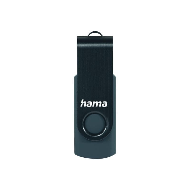 HAMA ″Rotate″ - USB-Flash-Laufwerk - 32 GB - USB 3.0 - Petrolblau