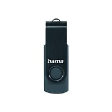 HAMA ″Rotate″ - USB-Flash-Laufwerk - 32 GB - USB 3.0 - Petrolblau