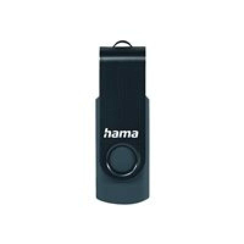 HAMA ″Rotate″ - USB-Flash-Laufwerk - 32 GB - USB 3.0 - Petrolblau