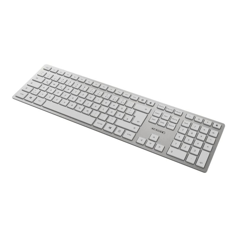 CHERRY DW 9100 SLIM EU Layout silber/weiß