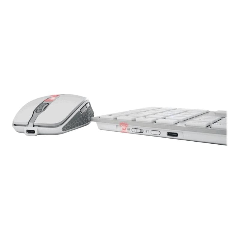 CHERRY DW 9100 SLIM EU Layout silber/weiß