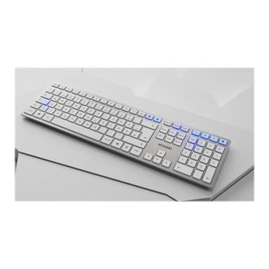 CHERRY DW 9100 SLIM FR Layout silber/weiß