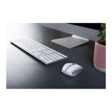 CHERRY DW 9100 SLIM FR Layout silber/weiß