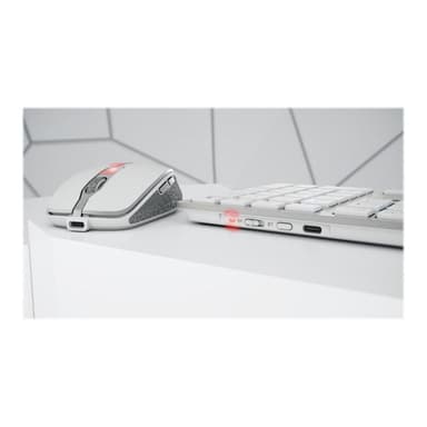 CHERRY DW 9100 SLIM FR Layout silber/weiß