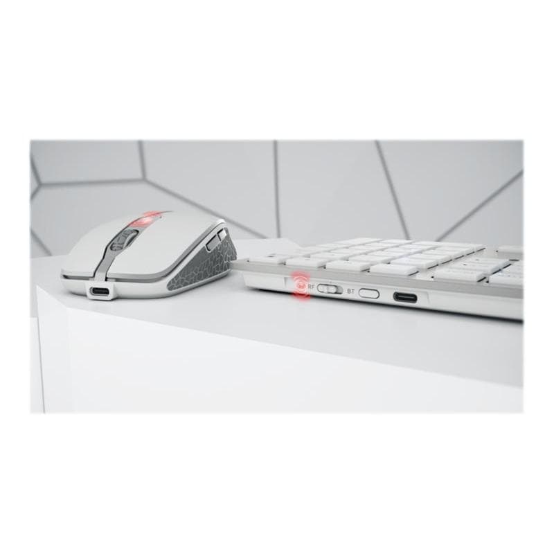 CHERRY DW 9100 SLIM FR Layout silber/weiß