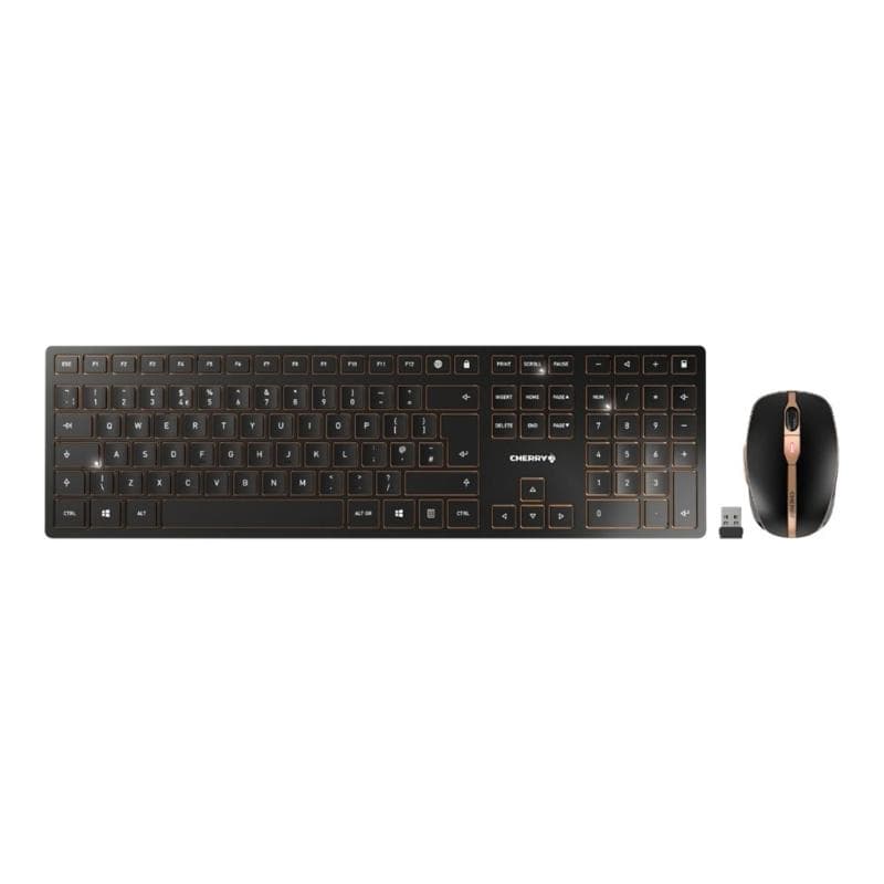 CHERRY DW 9100 SLIM EU Layout bronze/schwarz