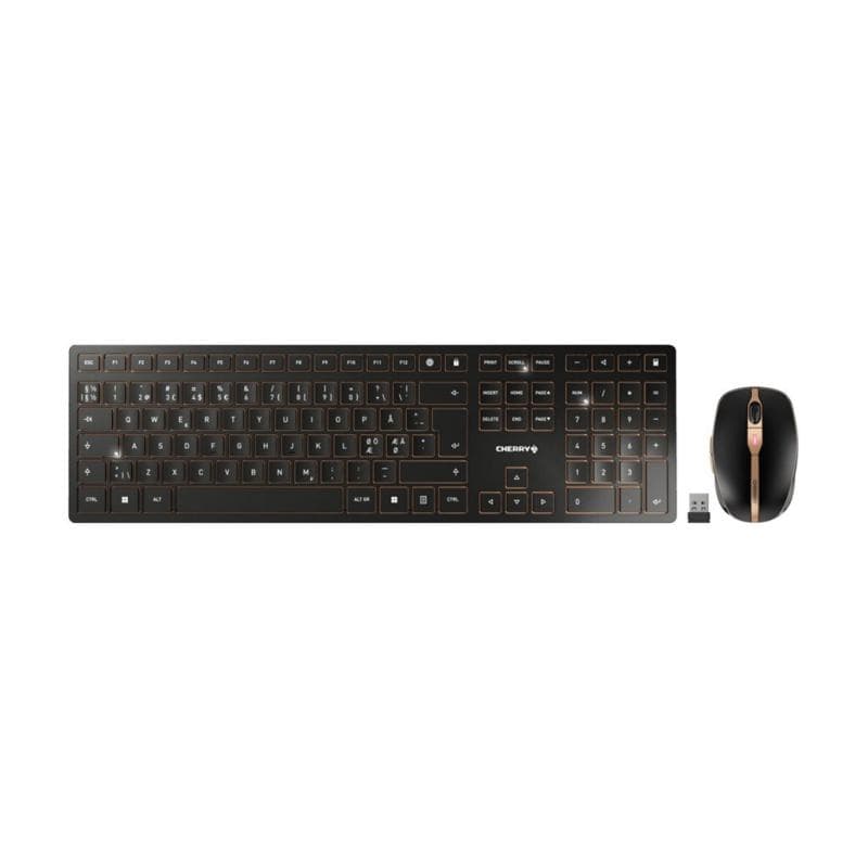CHERRY DW 9100 SLIM PN Layout bronze/schwarz