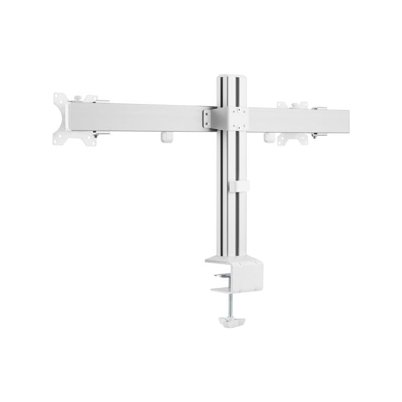 INLINE Aluminium Monitor-Tischhalterung für 2 Monitore bis 32″, 8kg