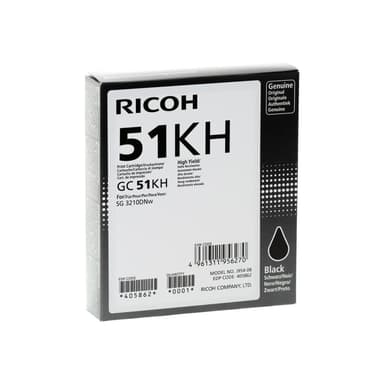 RICOH GC 51KH - Hohe Ergiebigkeit - Schwarz - Original - Tintenpatrone - für Ricoh SG 3210DNw (40586