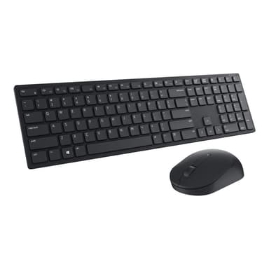 DELL Pro KM5221W - Tastatur-und-Maus-Set - kabellos - 2.4 GHz - QWERTZ - Deutsch - Schwarz