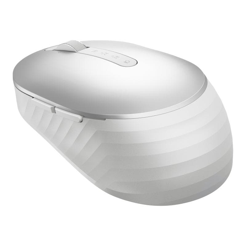 DELL Premier MS7421W - Maus - optisch - 7 Tasten - kabellos - 2.4 GHz, Bluetooth 5.0 - Platinum Silv