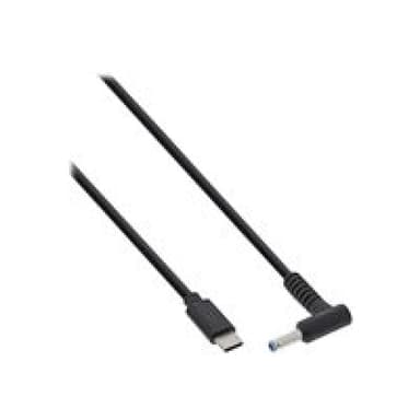 INLINE Stromkabel - USB-C (M) bis Gleichstromstecker 0,6/3,0/4,5 mm (M) gewinkelt