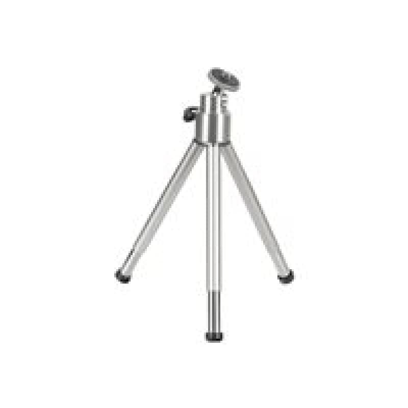 HAMA Ball L Ministativ 1/4 Zoll Arbeitshöhe=14 - 21 cm Silber Kugelkopf