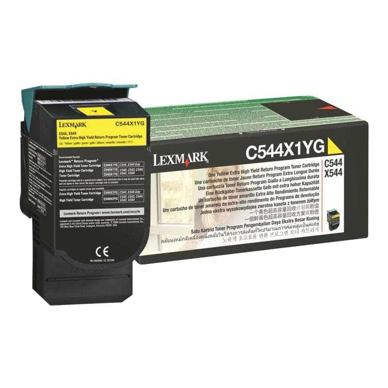 LEXMARK Besonders hohe Ergiebigkeit Gelb Tonerpatrone LCCP, LRP