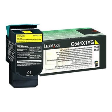 LEXMARK Besonders hohe Ergiebigkeit Gelb Tonerpatrone LCCP, LRP