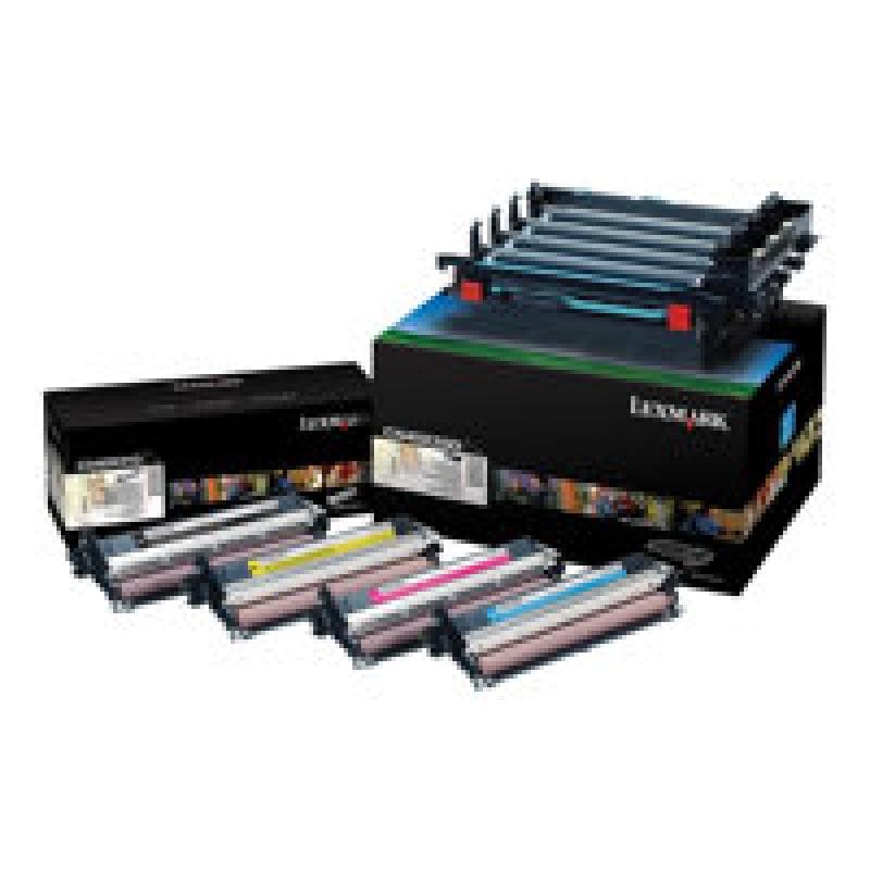 LEXMARK 4er Pack Schwarz, Farbe (Cyan, Magenta, Gelb) Druckerbildeinheit LCCP