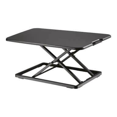 NEOMOUNTS ultraflacher Sitz-Steh-Arbeitsplatz - Schwarz