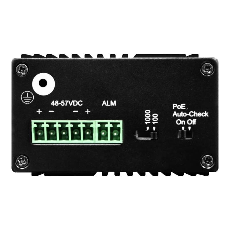 LEVELONE Switch 4 Port Gigabit PoE DIN-Rail,-40°C to 75°C