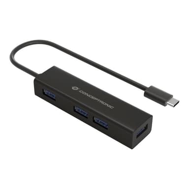 CONCEPTRONIC USB-Hub 4Port USB-C -> USB3.0 sw