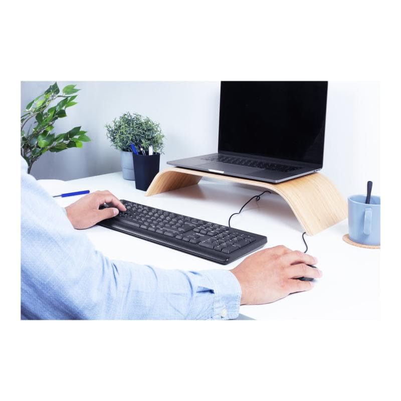 TRUST PRIMO Kabelgebunden Tastatur Deutsch, QWERTZ Schwarz mit numerischer Tastatur