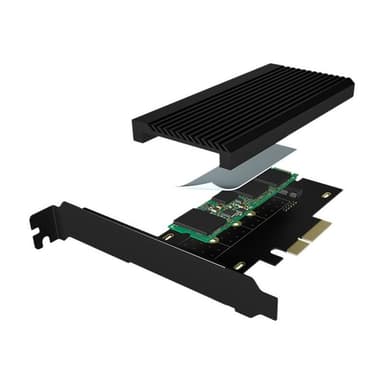 RAIDSONIC ICY-BOX IB-PCI208-HS M.2 PCIe NVMe zu PCIe 4.0 x4
