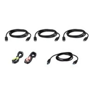 ATEN CABLE KIT USB DisplayPort Triple Display KVM 1.8 m