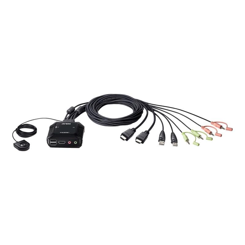 ATEN CS22H 2-Port USB 4K HDMI KVM Switch