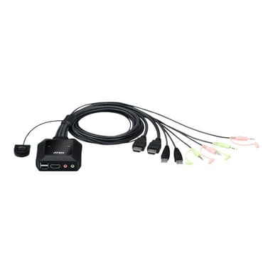 ATEN CS22H 2-Port USB 4K HDMI KVM Switch