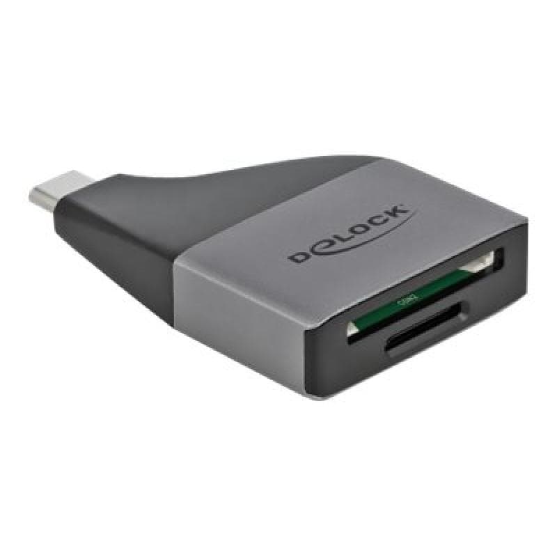 Delock USB Type-C Card Reader für SD / MMC + Micro SD Speicherkarten  kompaktes Design