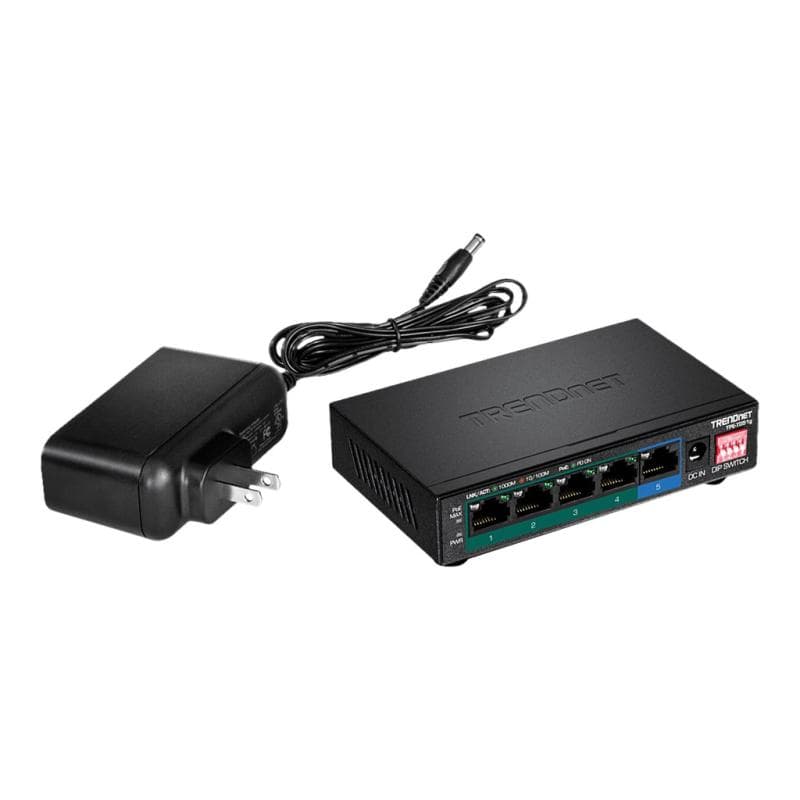 TRENDNET 5-PORT GIGABIT POE+ SWITCH