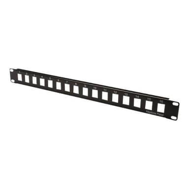 DIGITUS Rack acc Digitus Modular Patch Panel 16-Port black