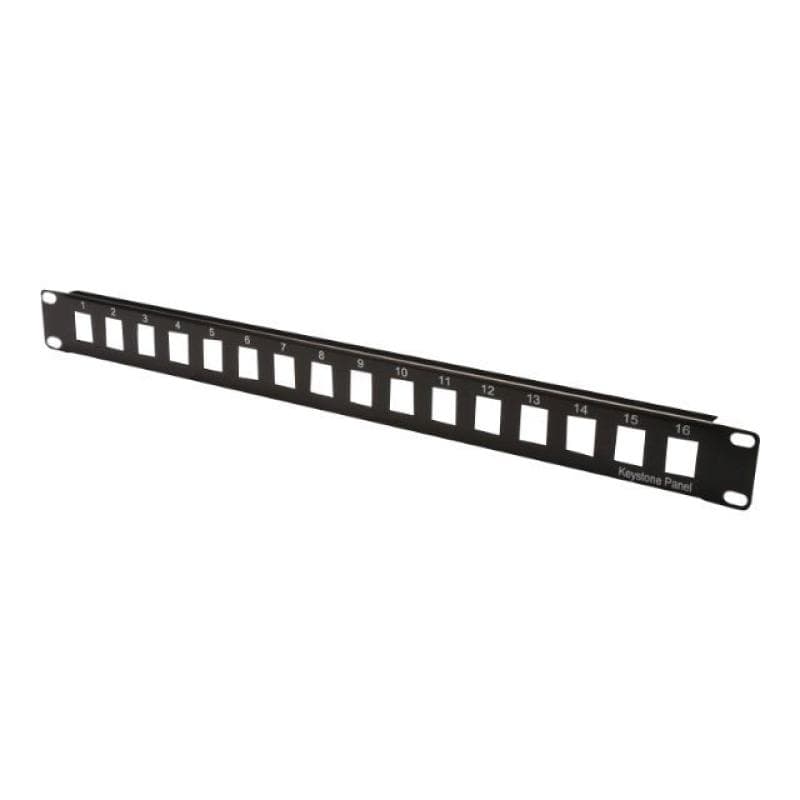 DIGITUS Rack acc Digitus Modular Patch Panel 16-Port black