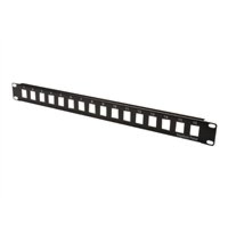 DIGITUS Rack acc Digitus Modular Patch Panel 16-Port black
