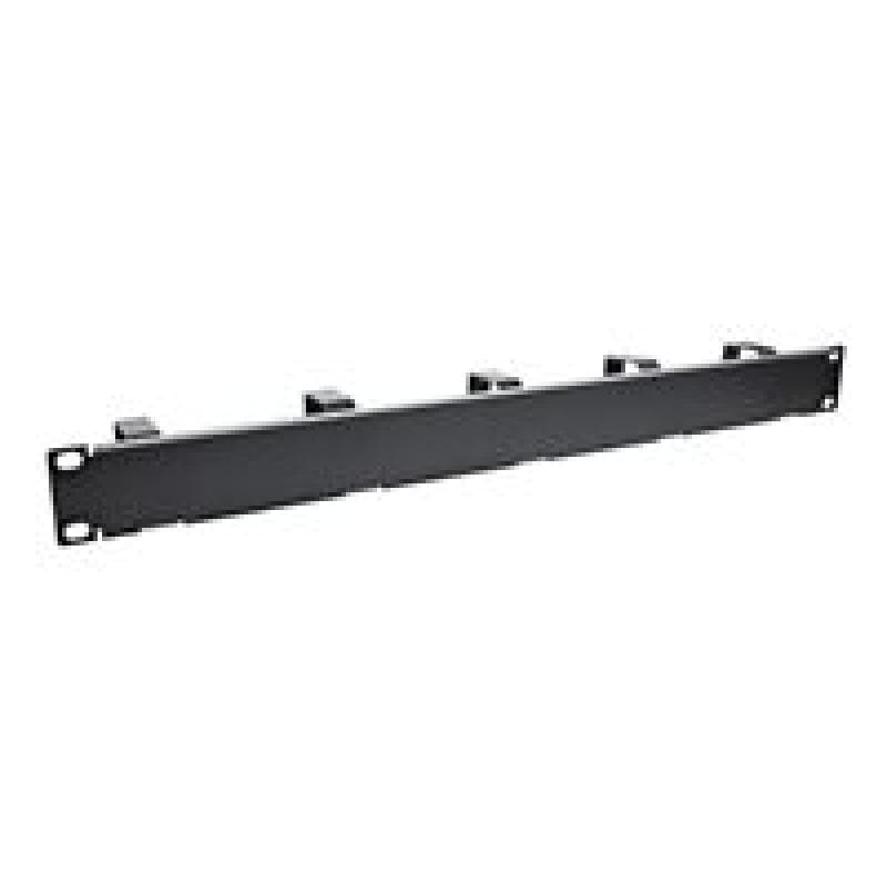 INLINE 19″ Kabelführungspanel, 5 kleine Bügel, RAL 9005, schwarz