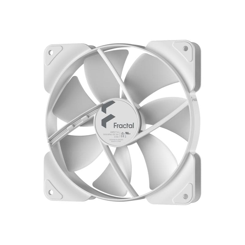 FRACTAL DESIGN Aspect 14 Gehäuse Lüfter weiß 140 x 140 x 25 mm