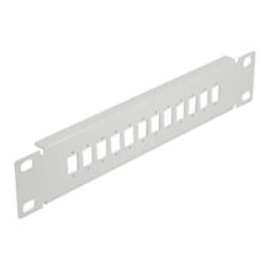 DELOCK 10? LWL Patchpanel 12 Port für SC Simplex / LC Duplex 1 HE grau