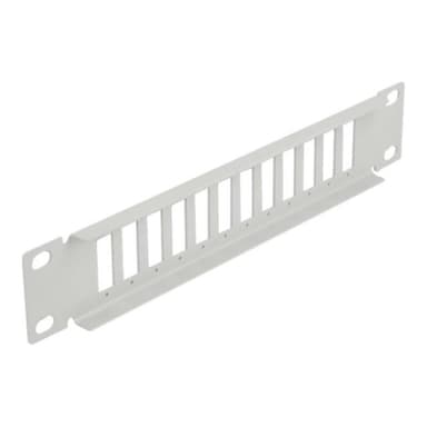 DELOCK 10? LWL Patchpanel 12 Port für SC Duplex / LC Quad 1 HE grau